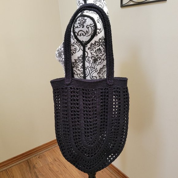 Mersea Handbags - Mersea Souk Crochet Tote Like New